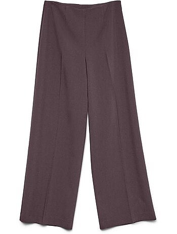 Calças Fluidas Roxas Vero Moda Nora para Mulher