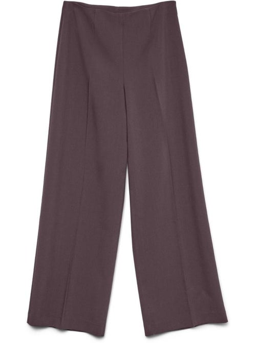 Calças Fluidas Roxas Vero Moda Nora para Mulher - Kiabi Calças Fluidas Roxas Vero Moda Nora para Mulher - Kiabi