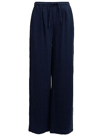 Calças fluidas teddy smith toon dark para mulher
