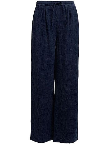 Calças fluidas teddy smith toon dark para mulher