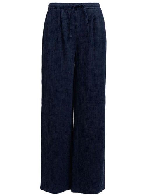 Calças Fluidas Teddy Smith Toon Dark para Mulher - Kiabi Calças Fluidas Teddy Smith Toon Dark para Mulher - Kiabi