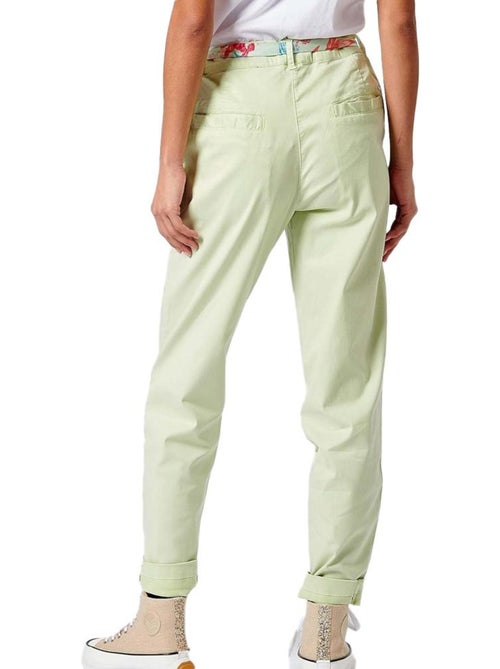 Calças Fluidas Verdes Kaporal Cecil para Mulher - Kiabi