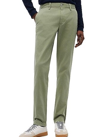 Calças Fluidas Verdes Tommy Hilfiger Scanton para Homem