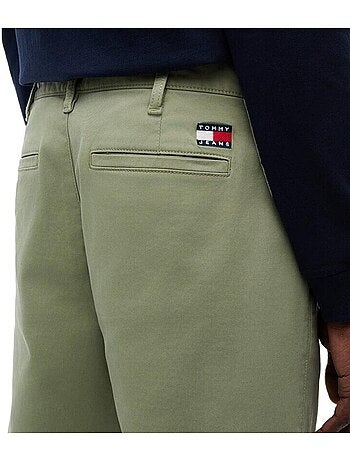 Calças Fluidas Verdes Tommy Hilfiger Scanton para Homem