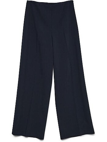 Calças fluidas roxas vero moda nora para mulher