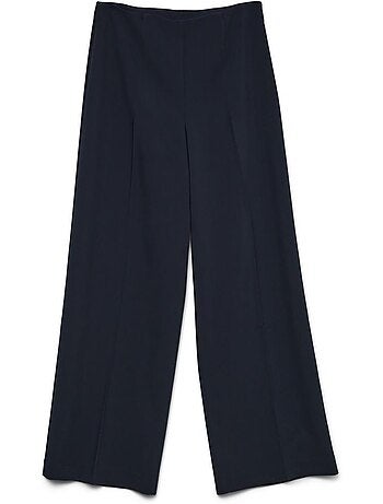 Calças fluidas roxas vero moda nora para mulher