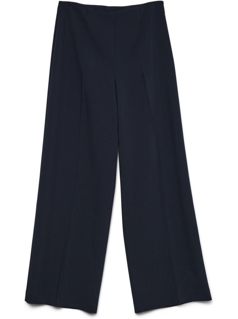 Calças fluidas vero moda nora para mulher - azul marinho Azul-marinho - Kiabi