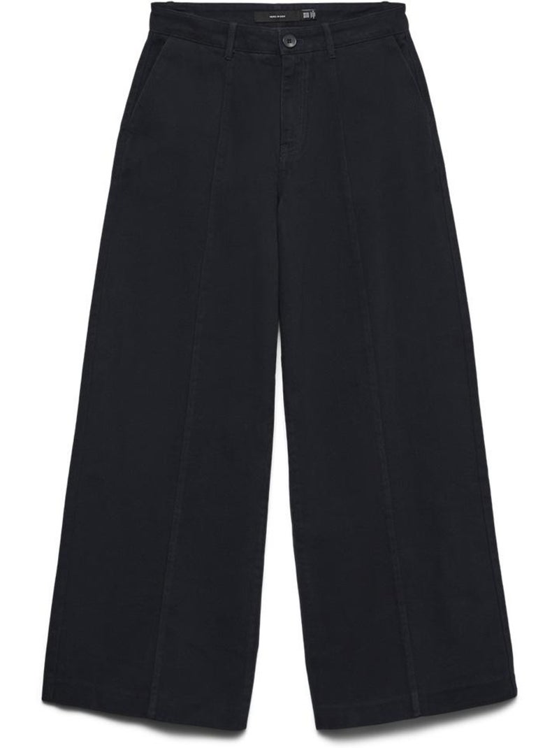 Calças Fluidas Vero Moda Vmcmarley para Mulher - Azul Marinho Azul-marinho - Kiabi