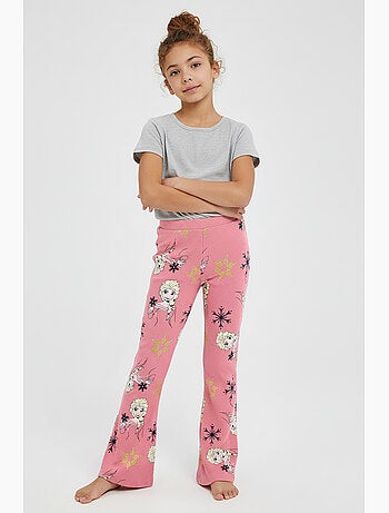 Calças frozen rosa menina | licença oficial