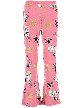 Calças frozen rosa menina | licença oficial