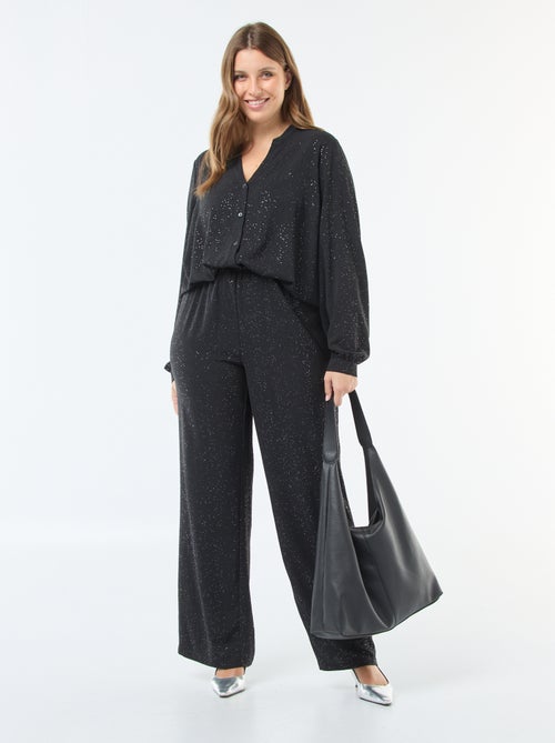 Calças iridescentes 'Only Carmakoma' - Kiabi