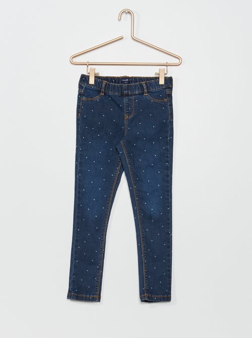 Calças jeggings de ganga - Kiabi