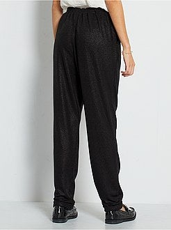 Calças jogger brilhantes - Kiabi