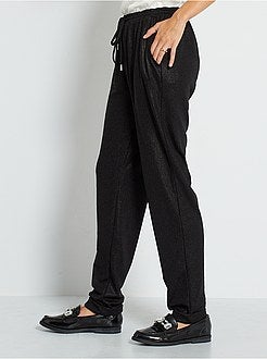 Calças jogger brilhantes - Kiabi