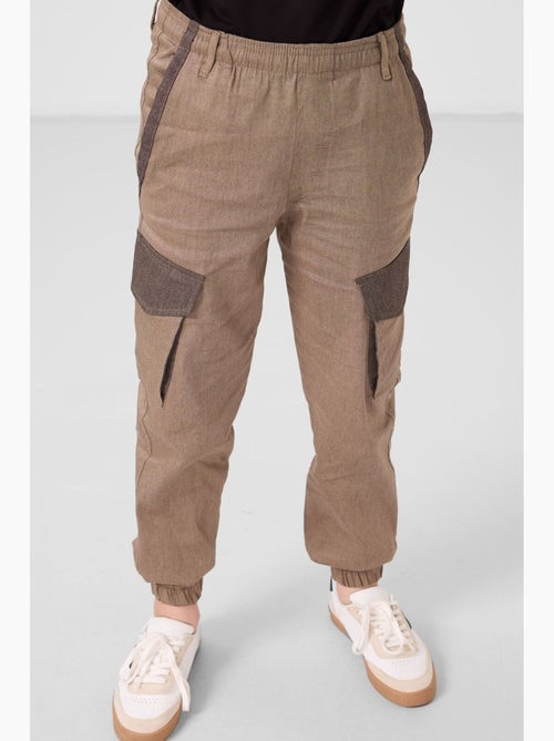 Calças jogger cargo infantil tommy - Kiabi