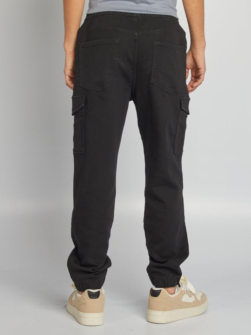 Calças jogger com vários bolsos CINZA - Kiabi
