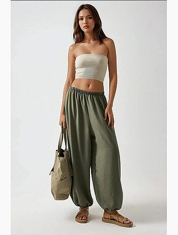 Calças jogger de cintura baixa e corte baggy hiccup