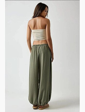 Calças jogger de cintura baixa e corte baggy hiccup