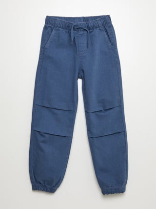 Calças jogger de corte direito