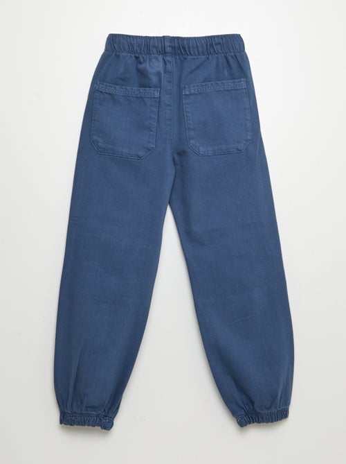 Calças jogger de corte direito - Kiabi