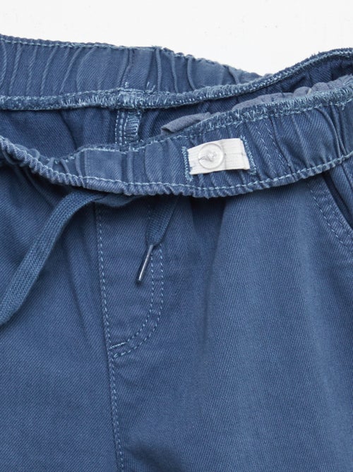 Calças jogger de corte direito - Kiabi