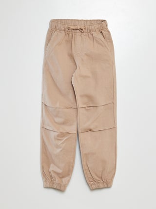 Calças jogger de corte direito