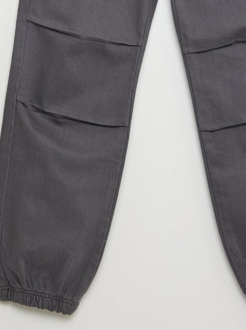 Calças jogger de corte direito - Kiabi