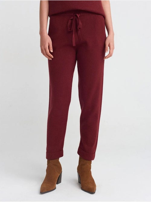 Calças jogger de malha com lurex para mulher dilvin - Kiabi Calças jogger de malha com lurex para mulher dilvin - Kiabi