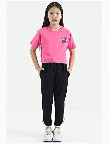 Calças jogger direitas com cordão tommy