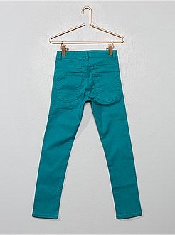 Calças justas com 5 bolsos - Kiabi