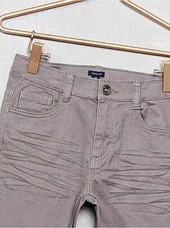 Calças justas com 5 bolsos - Kiabi