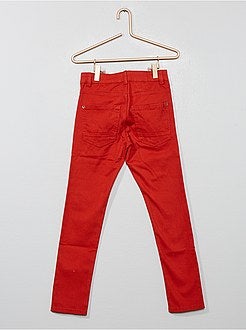 Calças justas com 5 bolsos - Kiabi