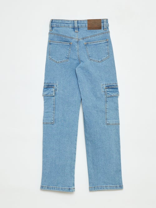 Calças justas com bolsos de aba - corte + confortáveis - Kiabi