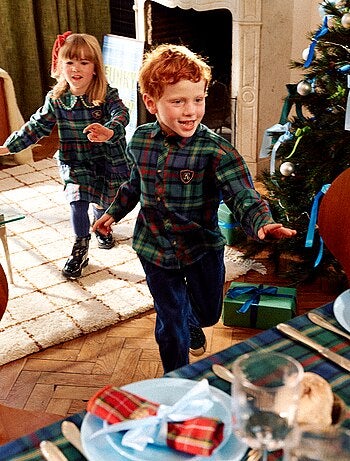 Calças 'Kiabi & Catherine Painvin' em veludo de algodão liso