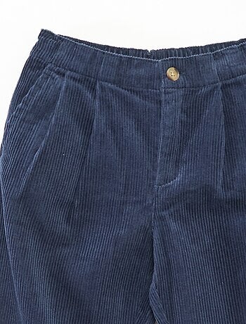 Calças 'Kiabi & Catherine Painvin' em veludo de algodão liso