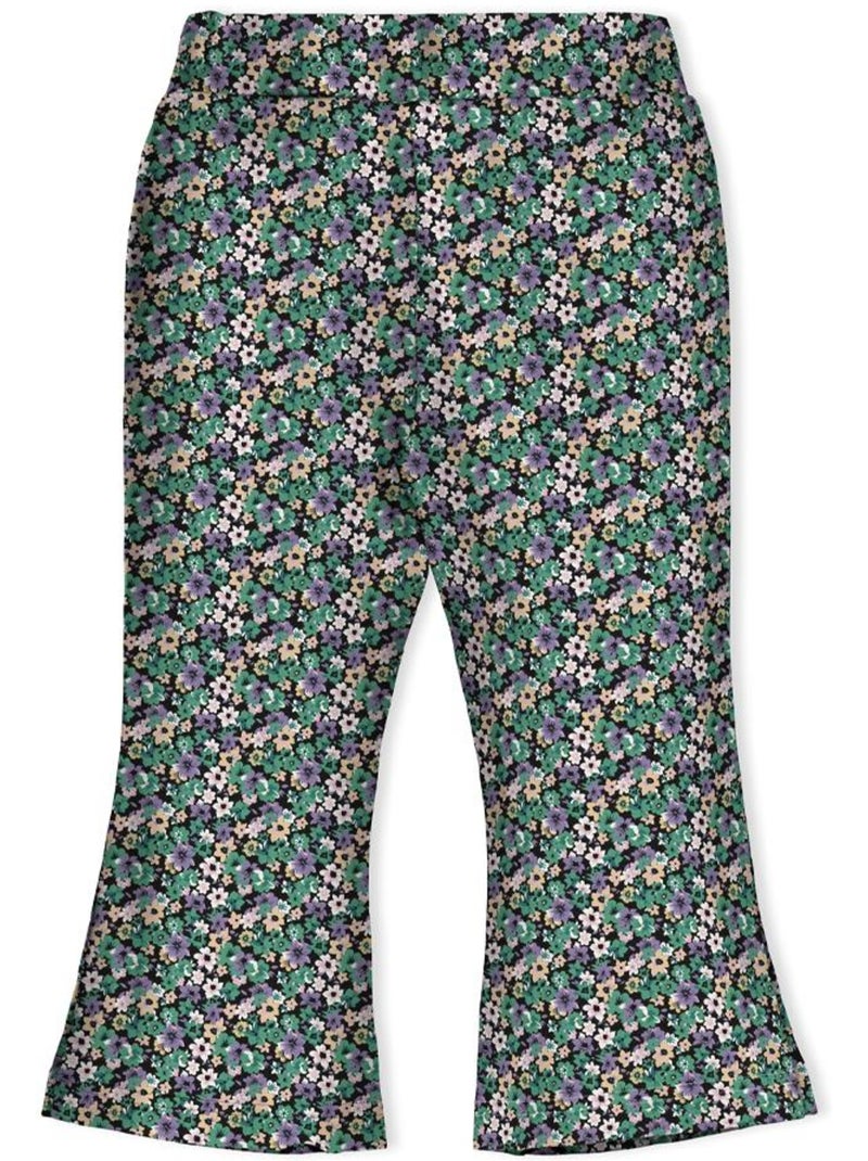 Calças KIDS ONLY Flared para Menina Preto/Verde Verde - Kiabi