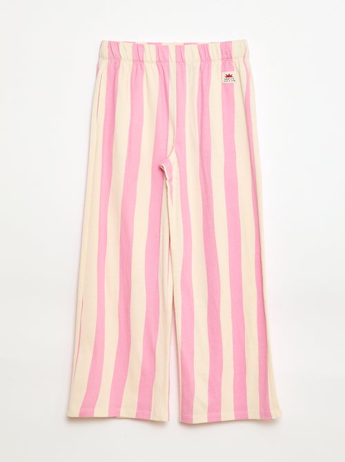 Calças largas - Grafik Edition - Kiabi