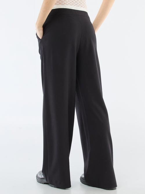 Calças largas com cintura estilo boxer - Kiabi