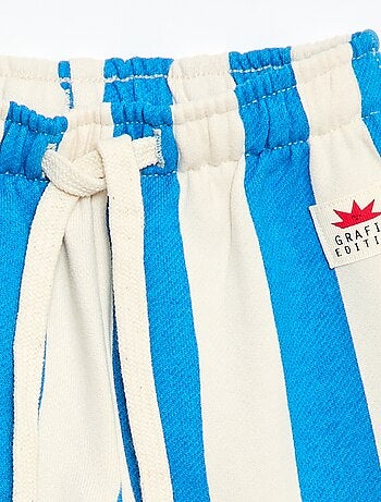 Calças largas com padrão