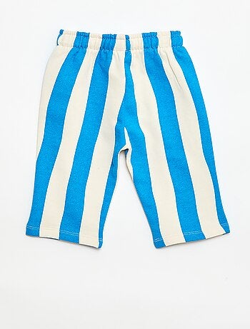 Calças largas com padrão