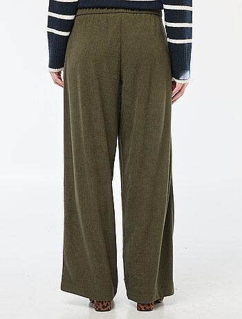 Calças largas de veludo liso 'JDY'