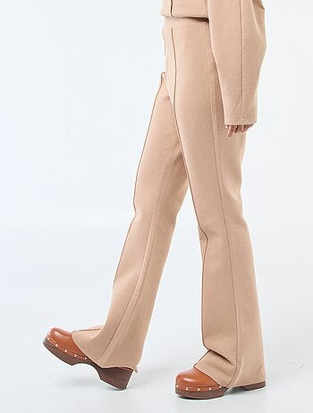 Calças largas em moletom leve