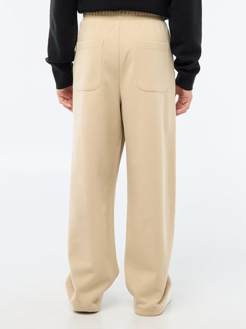 Calças largas estilo jogging - Kiabi