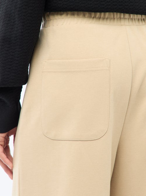 Calças largas estilo jogging - Kiabi