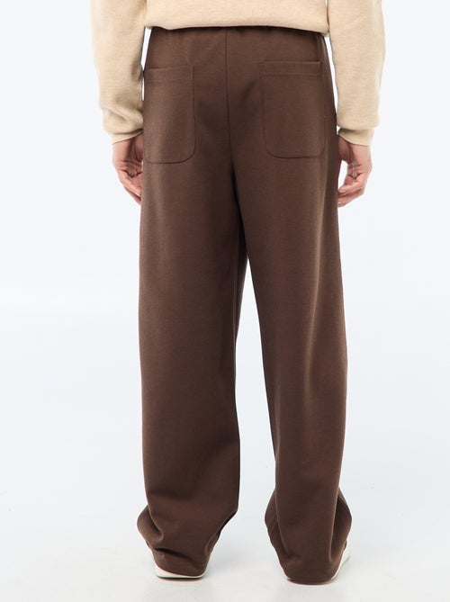 Calças largas estilo jogging - Kiabi