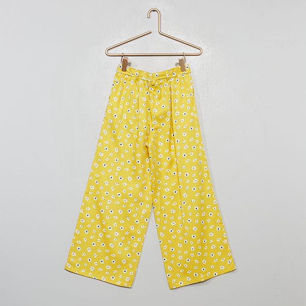 calcas largas floridas