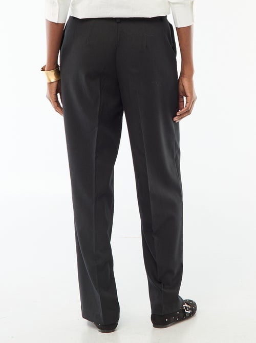 Calças largas fluidas lisas - Kiabi