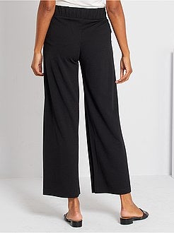 Calças largas fluidas - Kiabi