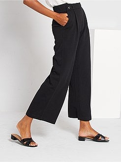 Calças largas fluidas - Kiabi