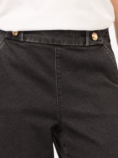 Calças largas 'JDY' com botões decorativos na cintura - Kiabi